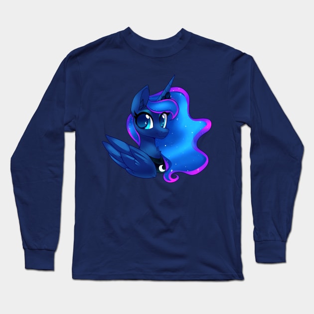 Princess Luna Long Sleeve T-Shirt by Baja Gryphon